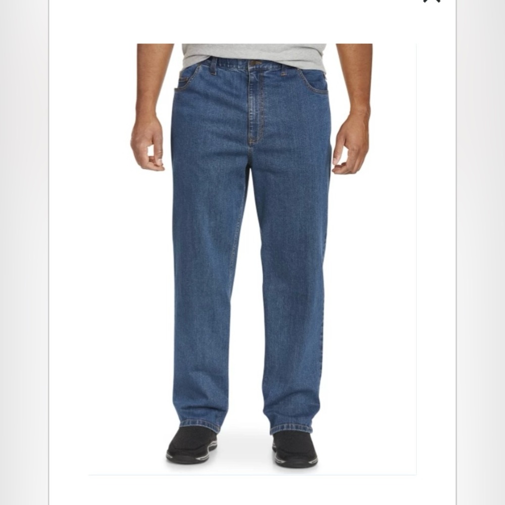 New!!! Harbor Bay Big and Tall jeans continues comfort size 64x32